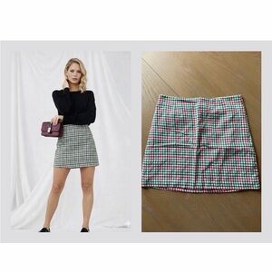 Castaway ♥️💚 Plaid Mini Skirt